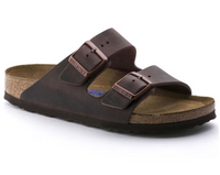 Birkenstock Arizona Oiled Leather Soft Footbed Sandals - Habana (Medium/Narrow)