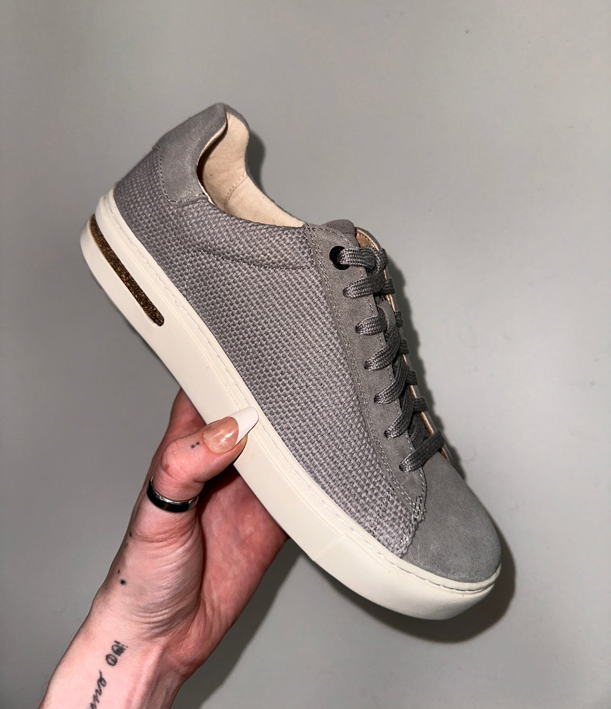 Birkenstock Bend Canvas-Suede Sneakers - Whale Gray (Medium/Narrow)