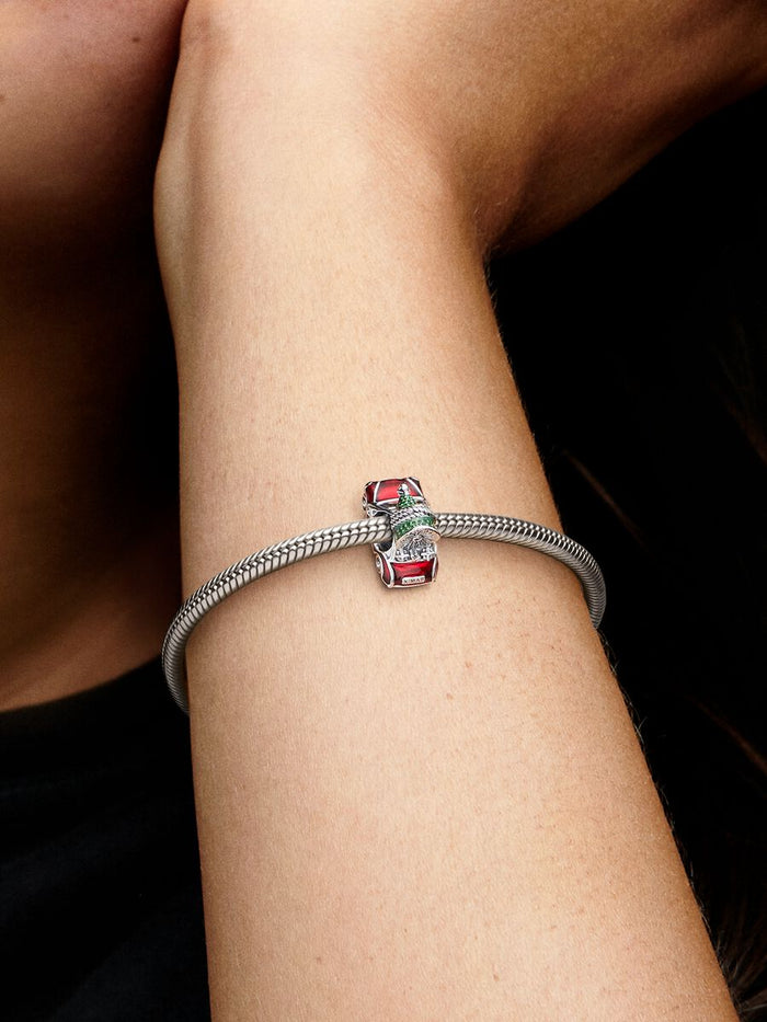 Festive Car & Christmas Tree Charm