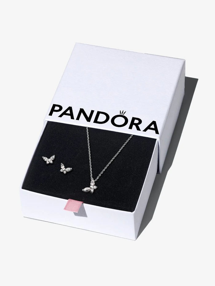Sparkling Butterfly Jewelry Gift Set