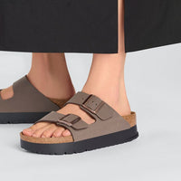 Birkenstock Arizona Flex Platform Sandals - Mocha (Medium/Narrow)