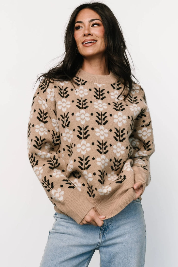 Brienne Floral Sweater
