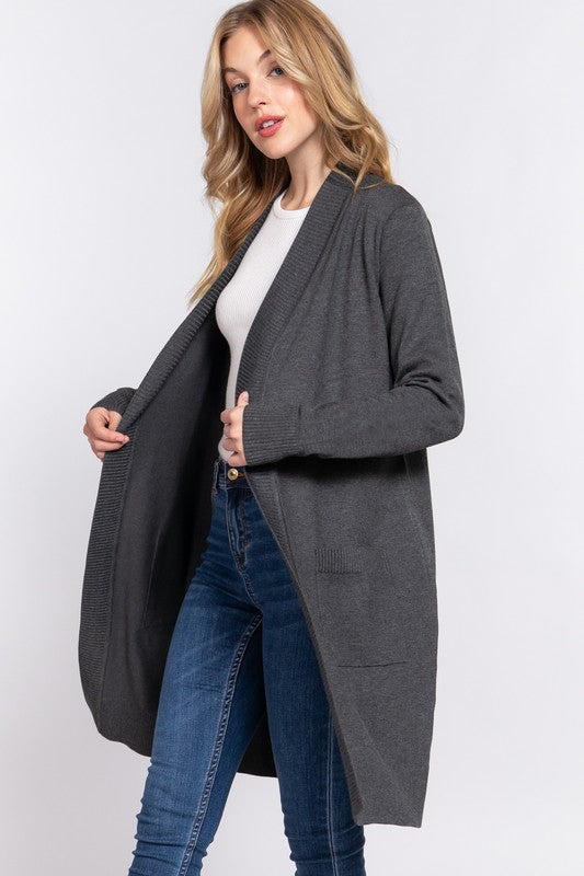 Greta Open Front Cardigan