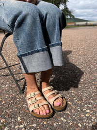Birkenstock Florida Flex Platform Sandals - Sandcastle (Medium/Narrow)