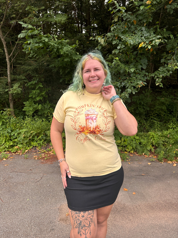 "Pumpkin Spice Coffee Club" Graphic Tee