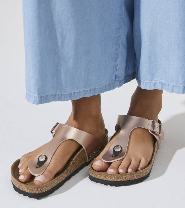 Birkenstock Gizeh Birko-Flor Sandals - Copper (Regular/Wide)