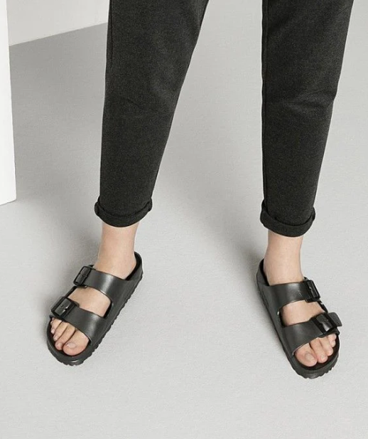 Birkenstock Arizona Eva Sandals in Anthracite Grey Arizona Essentials EVA in Color Metallic Anthracite  main image 2