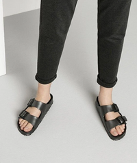 Birkenstock Arizona EVA Sandals - Metallic Anthracite (Medium/Narrow)