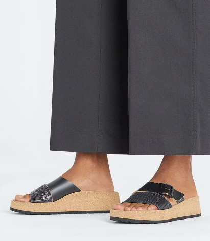 BIRKENSTOCK LINZ SL BLACK REGULAR/WIDE WIDTH PROFESSIONAL
