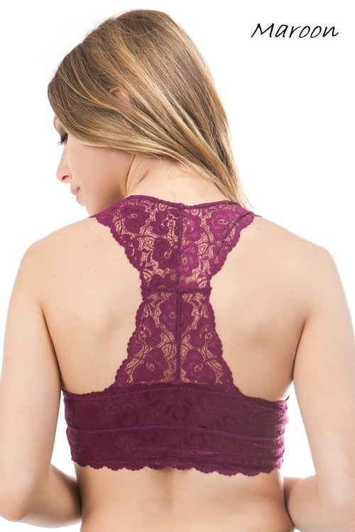 Azalea Lace Racerback Bralette