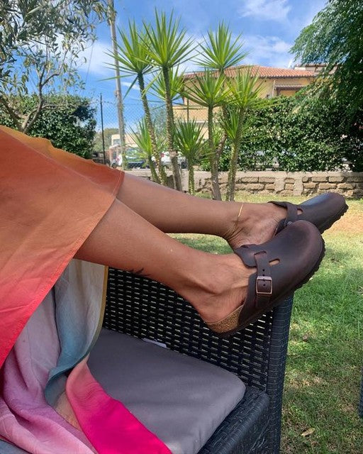 Birkenstock Boston Oiled Leather Clogs Habana (Regular/Wide