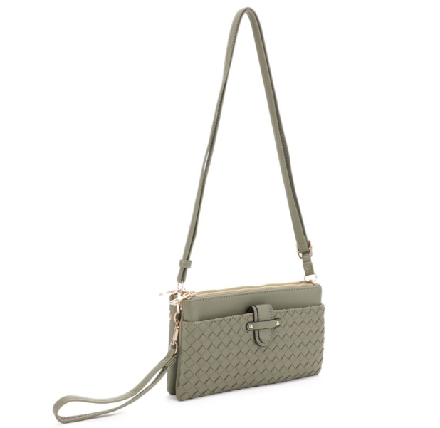 Maria Woven Crossbody Bag