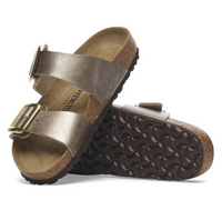Birkenstock Sydney Luxe Buckle Sandals - Graceful Taupe (Medium/Narrow)