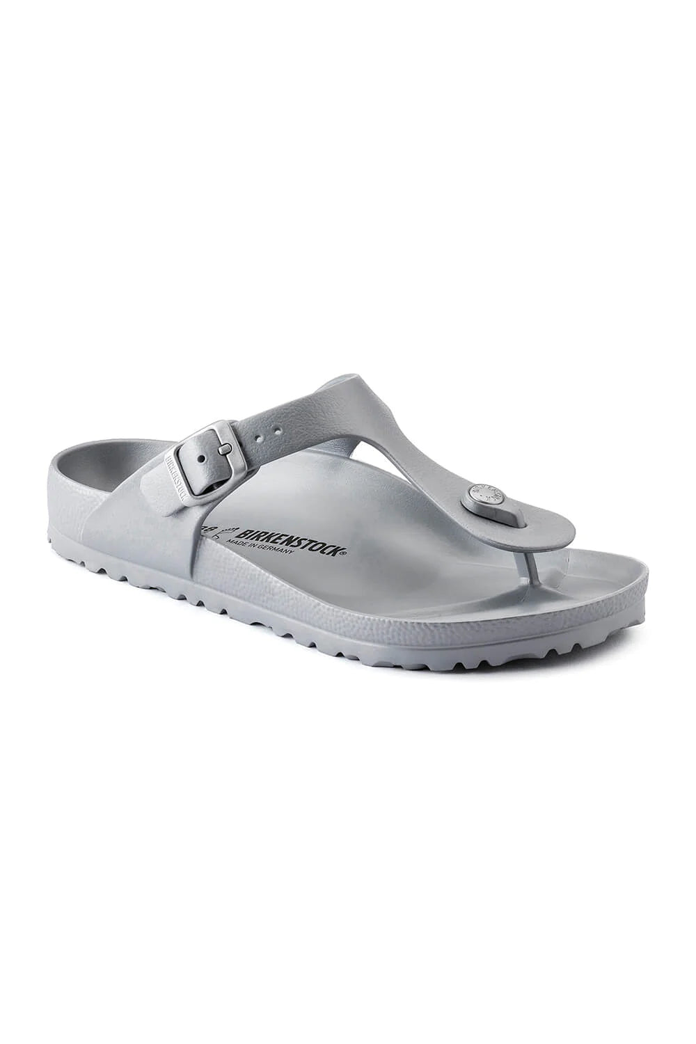 Silver birkenstock gizeh discount