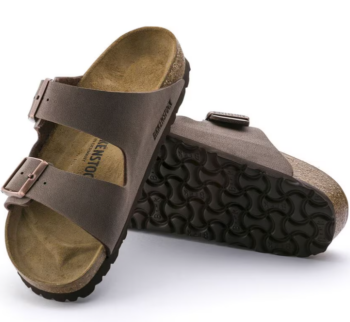 Birkenstock Arizona Birkibuc Sandals - Mocha (Regular/Wide)