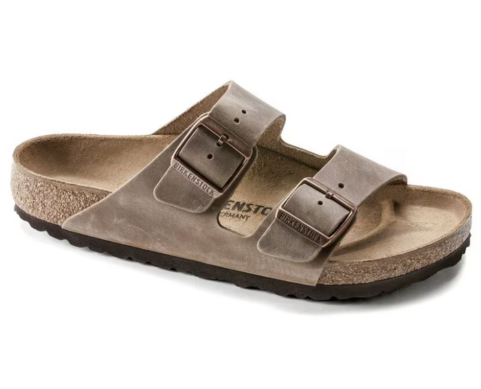 Birkenstock Arizona Oiled Leather Sandals - Tobacco (Regular/Wide)