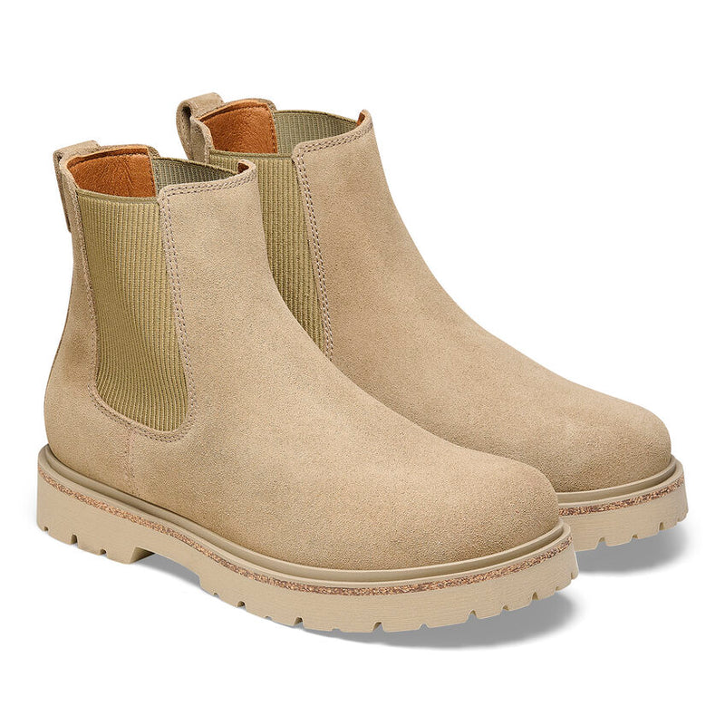 Birkenstock Highwood Suede Ankle Boots - Taupe (Regular/Wide)