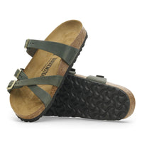 Birkenstock Franca Oiled Leather Sandals - Thyme (Regular/Wide)