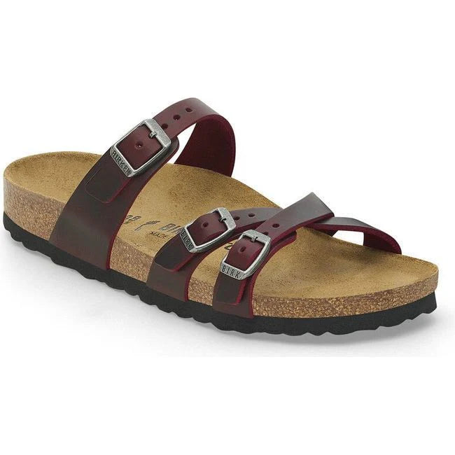 Birkenstock Franca Oiled Leather Sandals - Zinfendal (Regular/Wide)