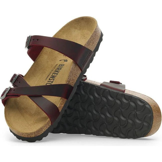 Birkenstock Franca Oiled Leather Sandals - Zinfendal (Regular/Wide)