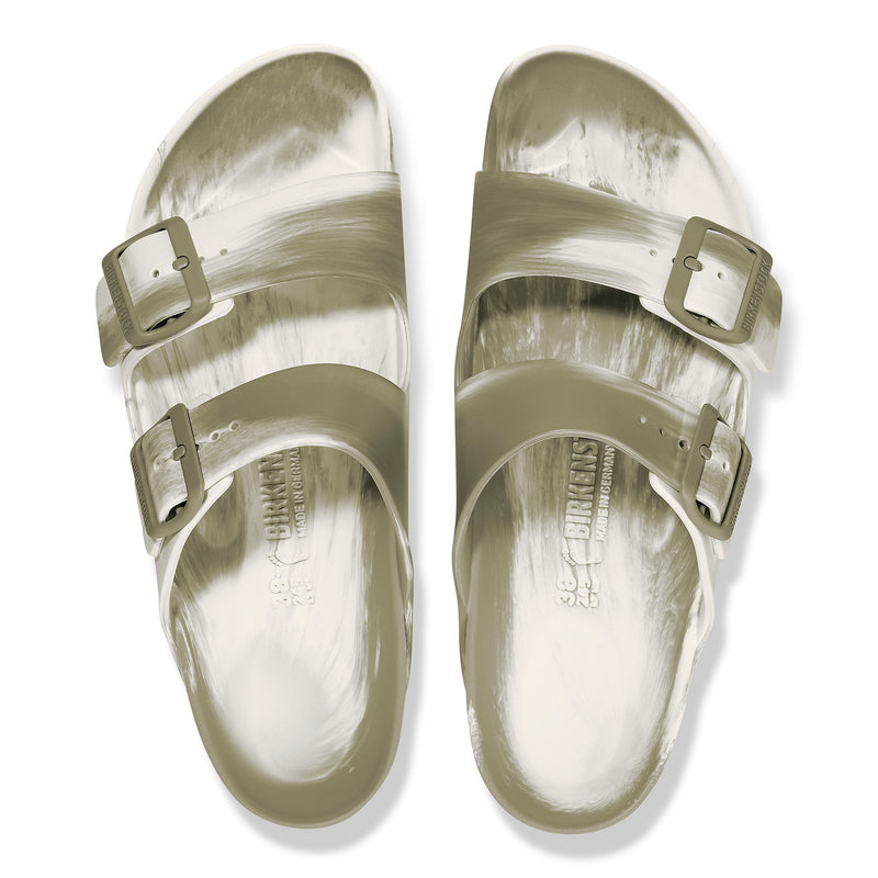 Birkenstock Arizona EVA Sandals - Khaki/Eggshell (Medium/Narrow)