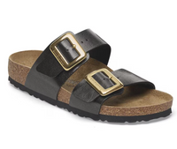 Birkenstock Sydney Luxe Buckle Sandals - Licorice (Medium/Narrow)