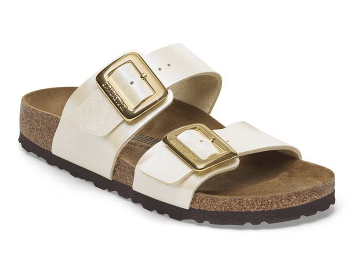 Birkenstock Sydney Luxe Buckle Sandals - Graceful Pearl (Medium/Narrow)