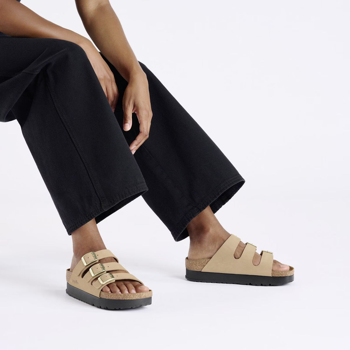 Birkenstock Florida Flex Platform Sandals - Sandcastle (Medium/Narrow)