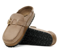 Birkenstock Buckley Oiled Leather Clogs - Tobacco (Medium/Narrow)