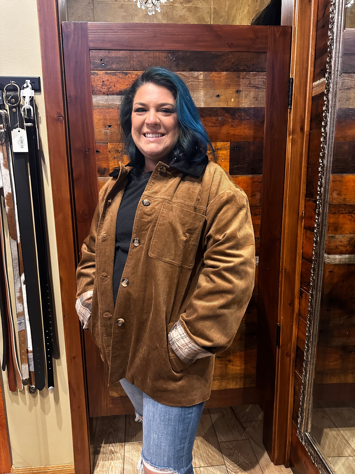 Connie Corduroy Barn Coat