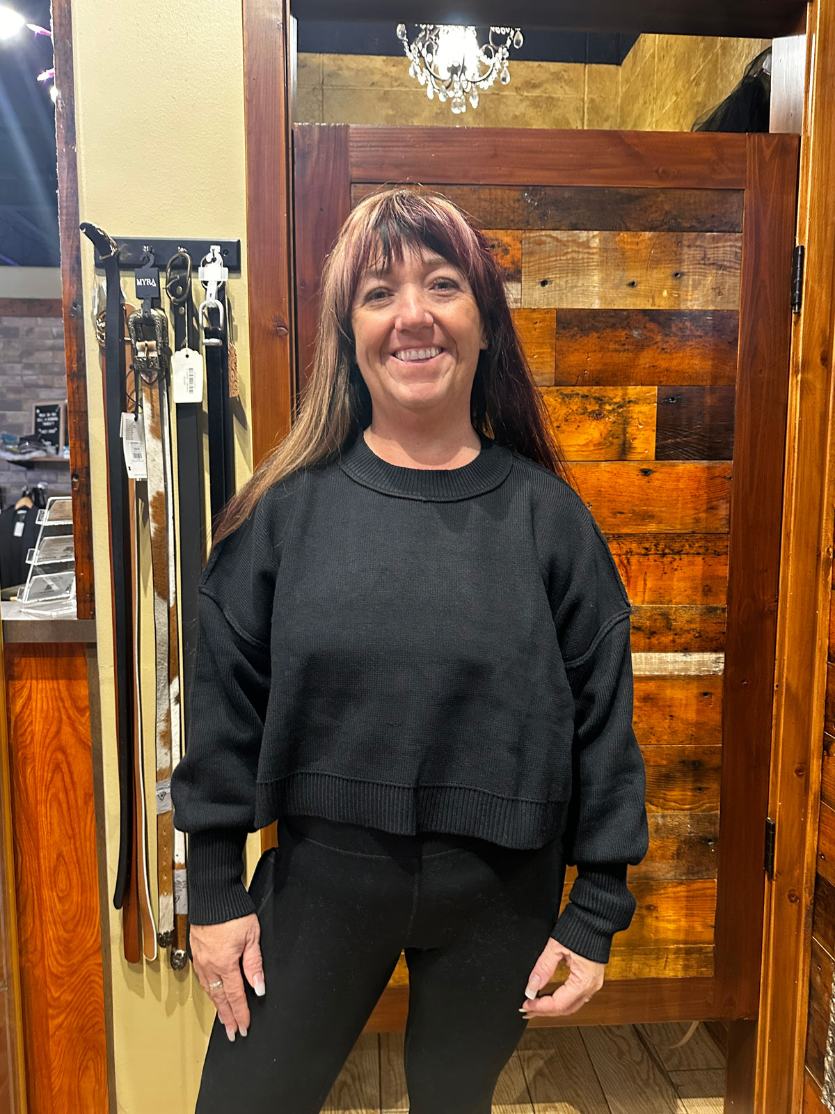 Annie Cropped Sweater