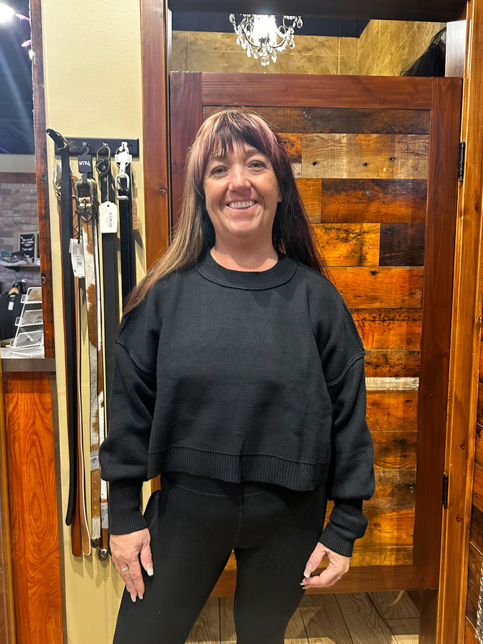 Annie Cropped Sweater