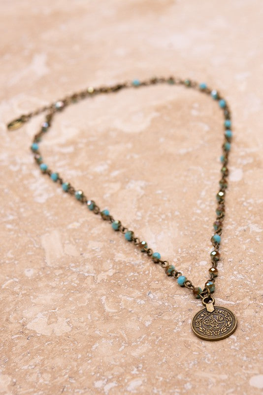 Bronze Coin Necklace