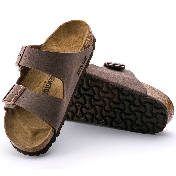 Birkenstock Arizona Birkibuc Sandals - Mocha (Medium/Narrow)