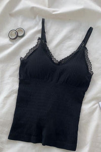 Laurel Lace Trim Padded Cami