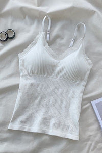 Laurel Lace Trim Padded Cami