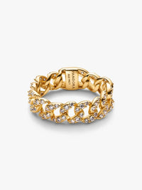 Pave Cuban Chain Ring