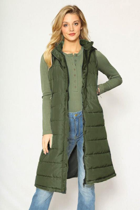 Arlene Long Puffer Vest
