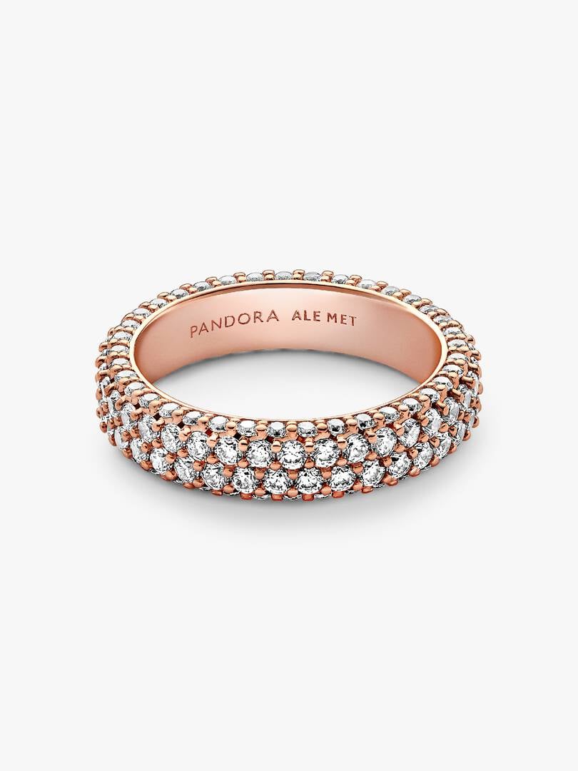 Pandora Timeless Pavé Double-Row Ring