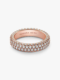 Pandora Timeless Pavé Double-Row Ring