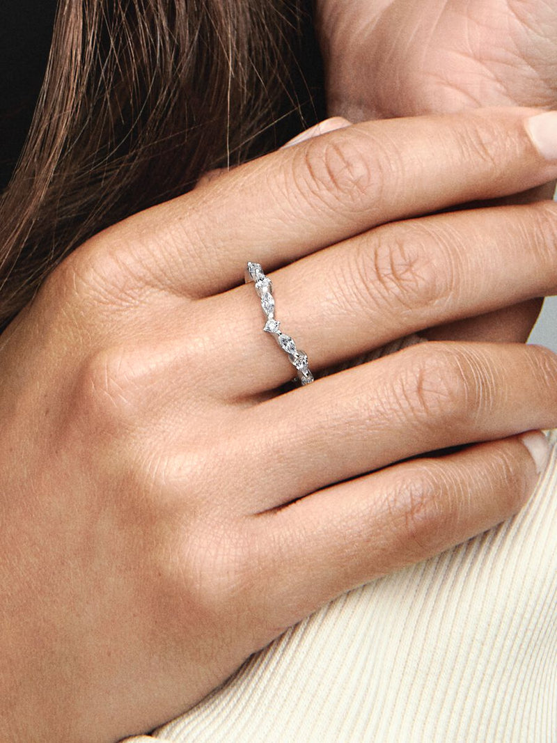 Pandora Timeless Wish Sparkling Alternating Ring