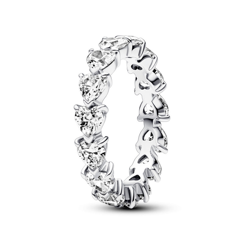 Row of Hearts Eternity Ring size 7/54