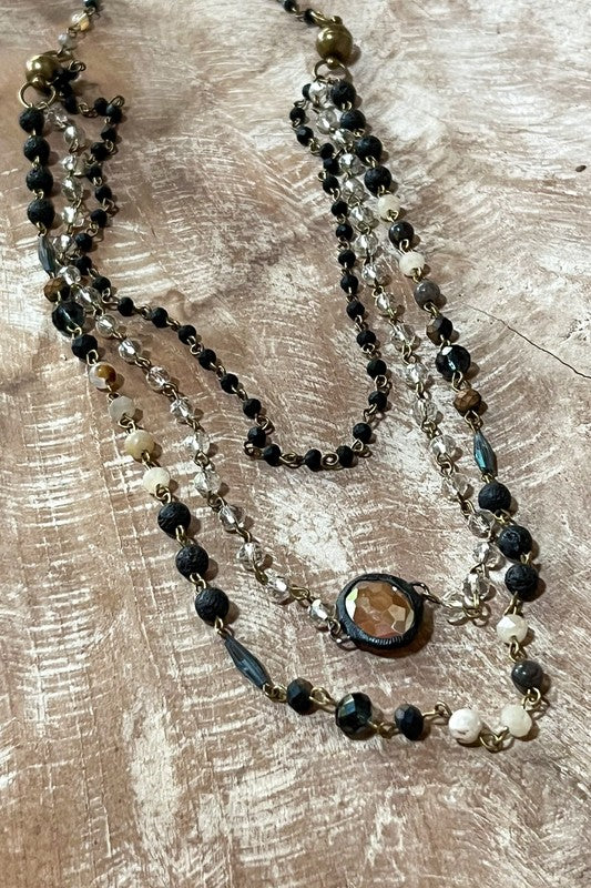 Beaded Layered Necklace