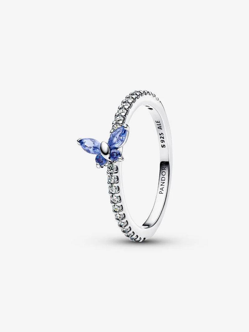 Sparkling Butterfly Ring