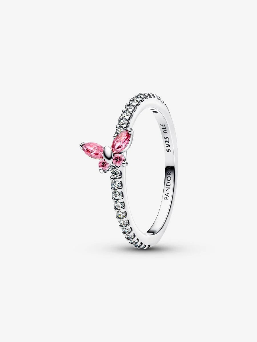 Sparkling Butterfly Ring