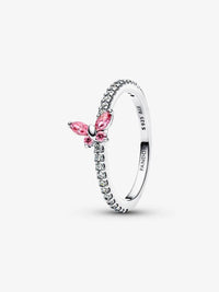 Sparkling Butterfly Ring