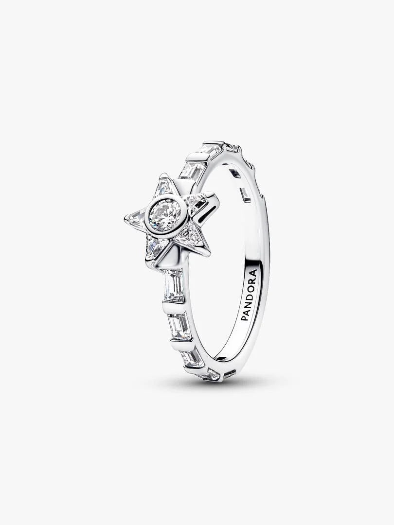 Sparkling Stella Baguette Ring
