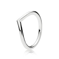 Polished Wishbone Ring