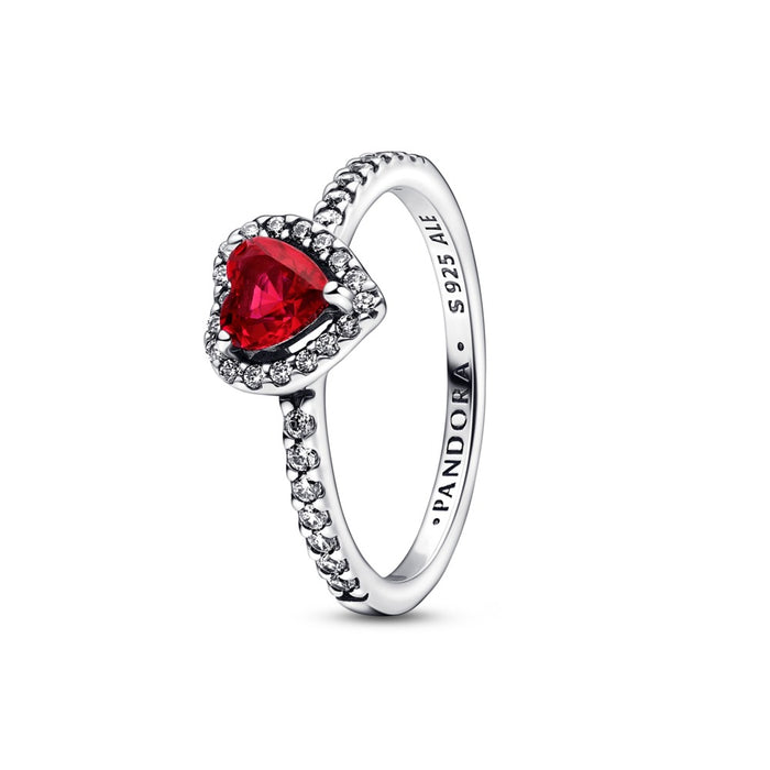 Elevated Red Heart Ring size 5/50