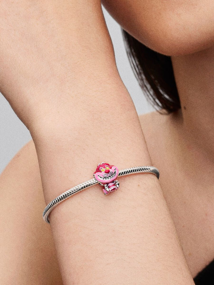 Disney Cheshire Cat sterling silver charm